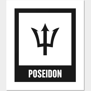 Poseidon | Greek Mythology God Symbol Posters and Art